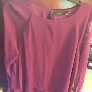 Apt 9 purple dress shirt sz M